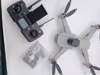 Dron L900 PRO GPS dvě kamery Šedy + Originální Obal - 10