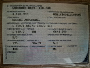 MB A 170 CDI - 10