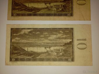 BANKOVKY 10 KČS, 1960, VZÁCNÉ SERIE, CHYBOTISK - 10