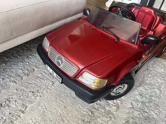 Šlapací kabriolet autíčko Mercedes Benz 500 SL Milano - 10