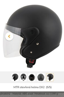 Pánská helma na motorku/ skútr - 10