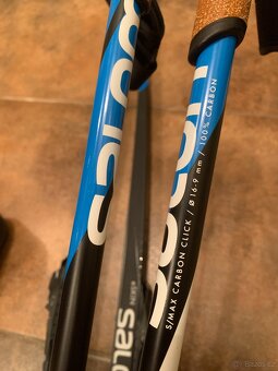 Běžky Salomon RC10 eskin 206 Hard+boty 45 +hůlky - 10