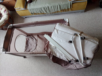 cestovní postýlka Caretero deluxe béžová - 10