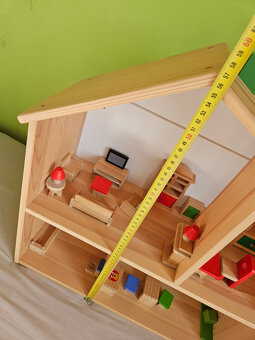 Domeček pro panenky IKEA FLISAT + dřevěné vybavení odjinud - 10