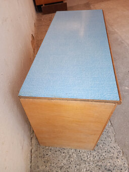 Kuchyňský stůl + 2 židle ,ČSSR 1980 - 10