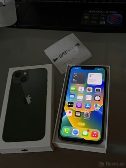 iPhone 13 128 gb 85% zelený green top stav - 10