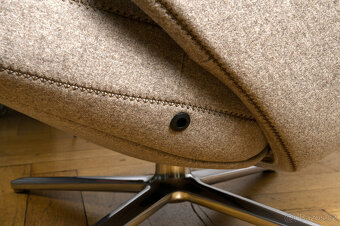 Křeslo Vitra Grand Repos & Ottoman Cozy 2 z leštěného hliník - 10