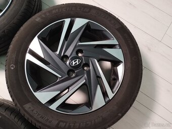 Originál ALU kola Hyundai Bayon i20 R16 + letní pneu - 10