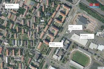 Pronájem bytu 1+1, 37 m², Most, ul. tř. Budovatelů - 10