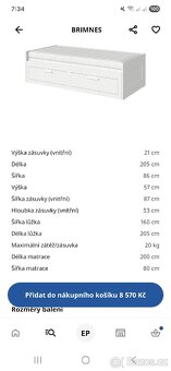 Rozkládací postel Brimnes_rezervace - 10