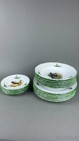 Myslivecký jídelní servis, myslivecký porcelán NOVÝ - 10