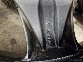 Alu Kola Porsche CAYENNE,zimní pneu 255/55/18,slušný stav - 10