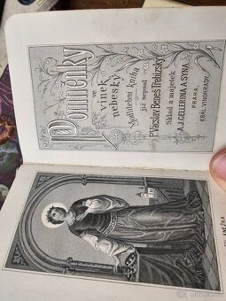 10 ks starožitných církevních- modlitebních knížek - 10