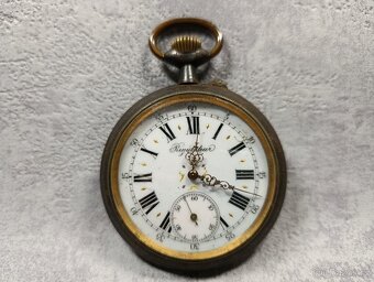 Pánské velmi staré kapesní hodinky REGULATEUR, 67mm, 200g - 10