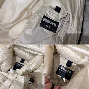 Luxusní, péřová crop bunda BLAUER - 10