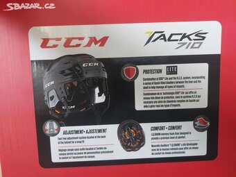 Hokejové helma CCM Tacks 710 Combo SR velikost M - 10