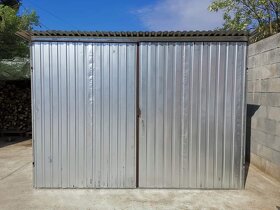 Plechová garáž, Zahradní domek, 3x5m,2 třída, dvougaráž - 10