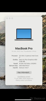 MacBook Pro 16GB 256GB (13”) - 10