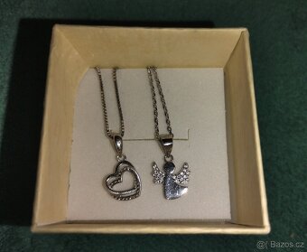 Stříbrné řetízky. - 10