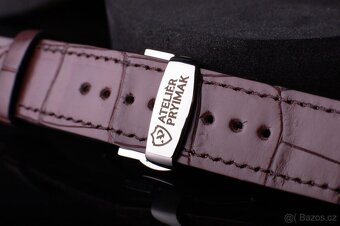 Hnědý řemínek AP Croco Heritage z krokodýlí kůže - 10