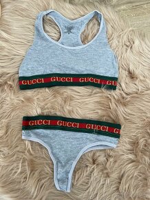 Set Guccî podprsenka + tanga + kalhotky - 10