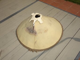 STOJACÍ LAMPA chrom a dřevo - 10