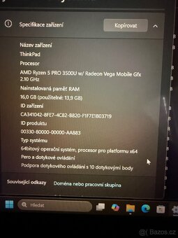 Lenovo ThinkPad T495 Touch (verze s dotykovým displejem) - 10