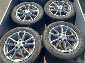 Porsche Cayenne - Originání alu kola 18" Zimní pneu - 10