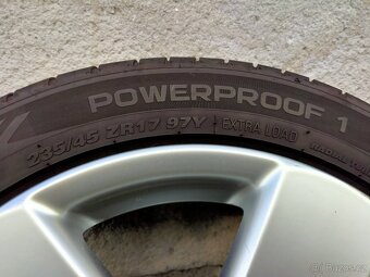 Alu kola originál Volkswagen, 7,5J x 17, 5x112, ET 47 - 10