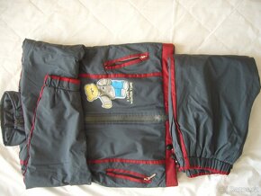 Prodám zimní bundu + oteplovačky - 10