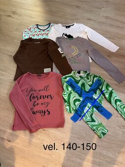 Mikiny a trička holky vel. 122-164 - 10