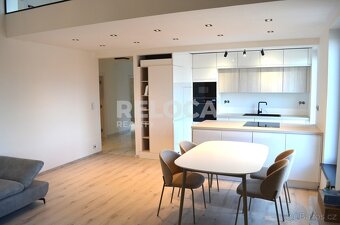 Mezonetový nový byt 4+kk, 115m2, terasa 17m2, kóje 7m2, dvě - 10