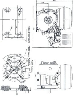 Motor 13 koní, náhrada Honda GX390 nový,AKCE - 10