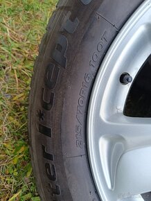 4x originální ALU kola z Hyundai IX35 s pneu R16 - 10