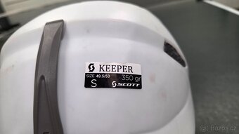 Dětské lyže 90 cm, lyžáky, helma, brýle - 10