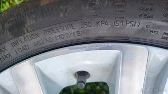 Sada originál VW 16" kola, letní pneu Continental 185/50 R1 - 10