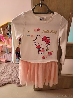 Trička, mikina, šaty a legíny pro holku, v.122 až 140 - 10