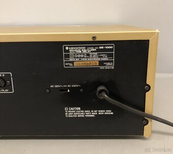 Equalizer Kenwood GE-1000 s analyzérem, plně funkční - 10