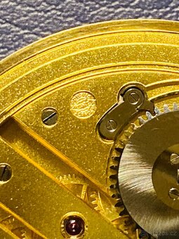 IWC zlaté 14-karátové art deco kapesní hodinky - 10