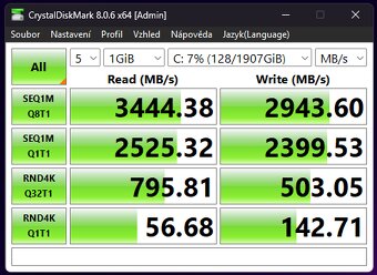 TOP stav,Gigabyte G5 MF5, 32 GB RAM, 2 TB NVMe SSD, RTX 4050 - 10