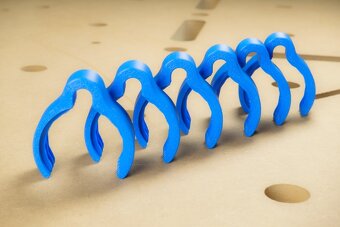 Klipy na prichytenie el. kábla k Bosch GAS hadici vysávačov - 10