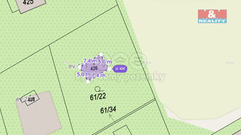 Prodej pozemku s chatou, 827 m², Zdiby, ul. Pod Kopcem - 10
