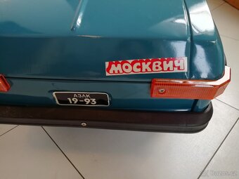Moskvič - NEPOUŽITÉ šlapací autíčko s krabicí - 10