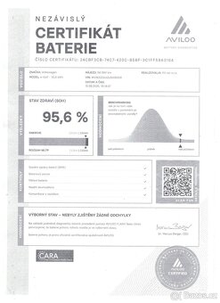 Volkswagen e-Golf 100 kW, 35,8 kWh, SoH 95,6 virtual, - 10