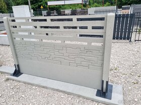 Betonový plot - 10
