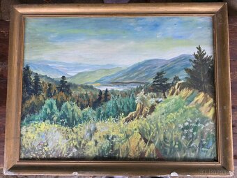 3x obraz Krajiná + Ježíš - 10