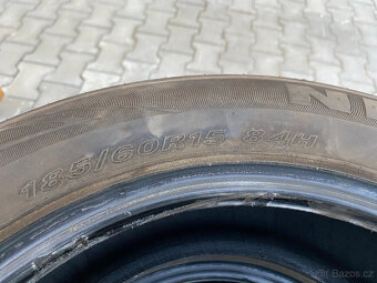 4x zánovní letní pneu 195/60 R15, cena za sadu - 10