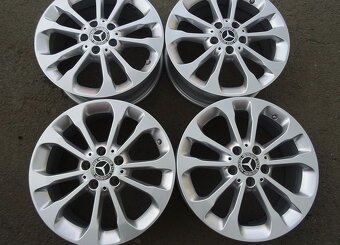 Disky originál Mercedes 17", rozteč 5x112,ET 38, šíře 6,5J - 10