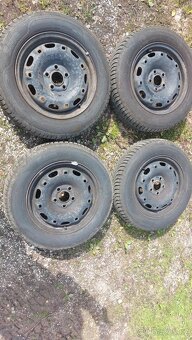 Komplet Škoda Fabia I, celoroční pneu Sava 165/70 r14 + disk - 10