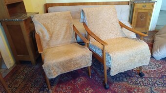 Retro rozkládací gauče a křesla - 70. léta - 10